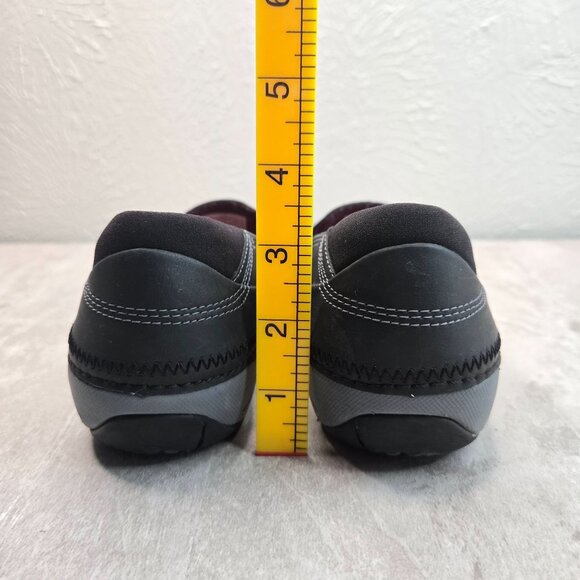 Merrell Square Toe Loafers Size 8 Leather Comfort Preppy Work Slip On Flat Shoes - Picture 4 of 10